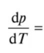 Clapeyron-Clausius equation Clausius-Clapeyron equation sa integral form